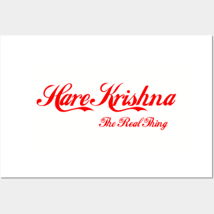 HARE KRISHNA the real thing Posters and Art